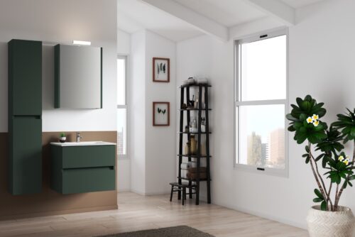 ΣΕΤ ΕΠΙΠΛΟΥ ΜΠΑΝΙΟΥ 3ΤΜΧ COSMOS 60cm FOREST GREEN PICCADILLY