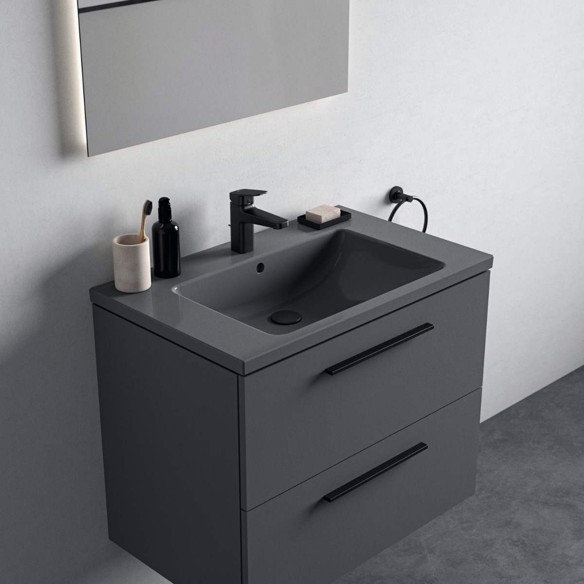 ΝΙΠΤΗΡΑΣ ΠΟΡΣΕΛΑΝΗΣ iLIFE B 81x51cm ΕΠΙΠΛΟΥ ΓΚΡΙ ΜΑΤ IDEAL 2 ΝΙΠΤΗΡΑΣ ΠΟΡΣΕΛΑΝΗΣ iLIFE B 81x51cm ΕΠΙΠΛΟΥ ΓΚΡΙ ΜΑΤ IDEAL