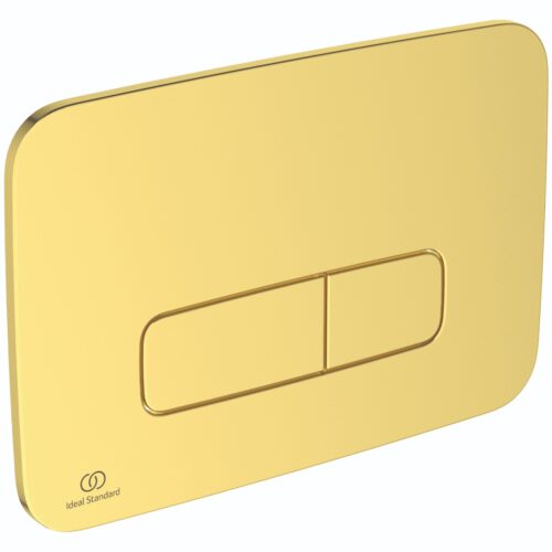 is oleas r0459a2 cuto nn flushplate brushed gold ΠΛΑΚΕΤΑ OLEAS M3 R0459A2 BRUSHED GOLD PVD IDEAL