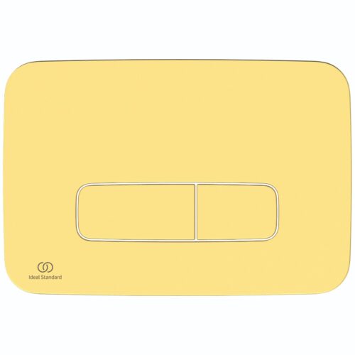 is oleas r0459a2 cuto nn flushplate brushed gold front view ΠΛΑΚΕΤΑ OLEAS M3 R0459A2 BRUSHED GOLD PVD IDEAL