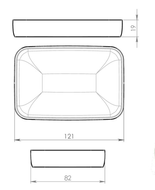 Alternative view of ΣΑΠΟΥΝΟΘΗΚΗ YLENIA YL11 ΜΑΥΡΗ ΜΑΤ GEDY