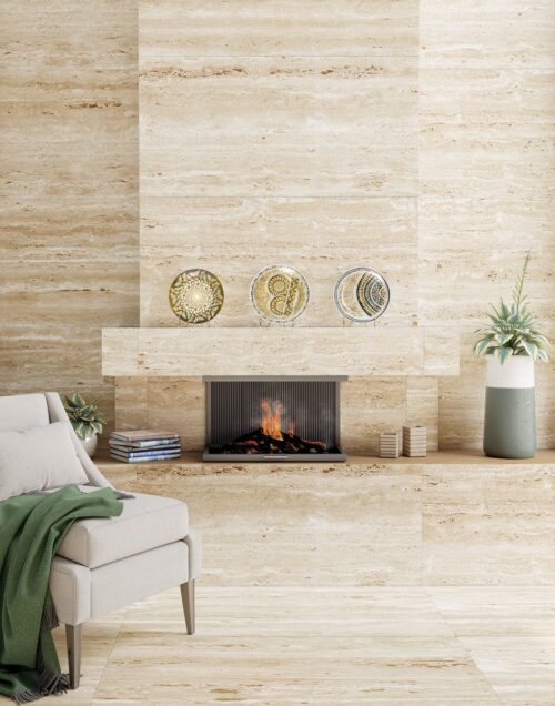 ΠΛΑΚΑΚΙ ΓΡΑΝΙΤΗΣ ΤΡΑΒΕΡΤΙΝΟ ΜΠΕΖ ΣΙΛΚ 60x120cm ΜΑΤ RECTIFIED ΠΡΩΤΗΣ ΠΟΙΟΤΗΤΑΣ