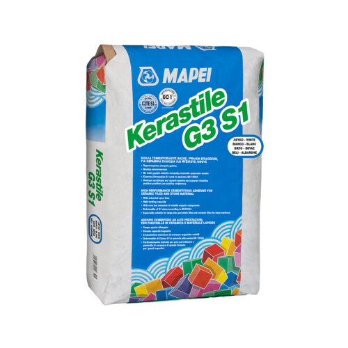 Κόλλα πλακιδίων KERASTILE G3 S1 White MAPEI 25kg 8022452114113 KERG3S1