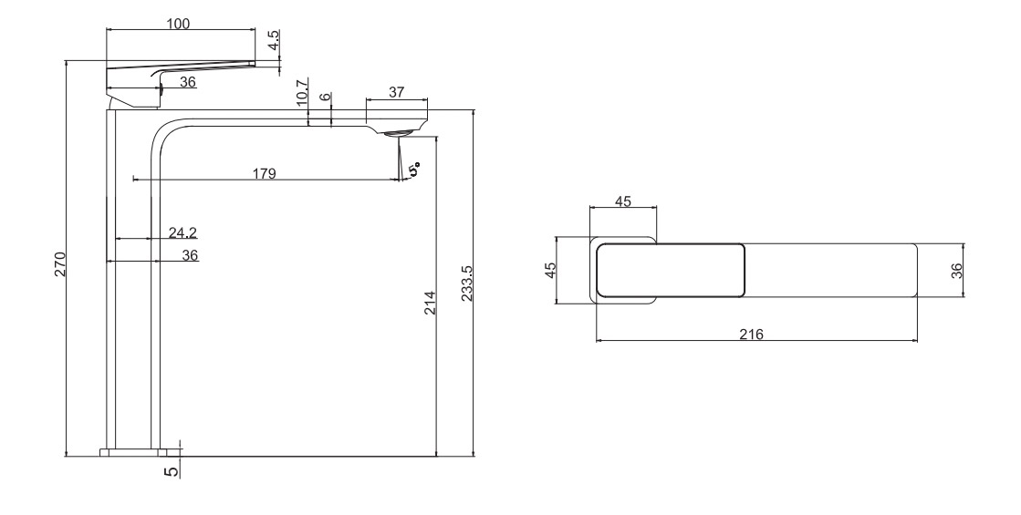 Μπαταρία νιπτήρος υψηλή DELOS Cromo FV11C299H-CP KARAG 3 FV11C299H drawing edit 962 Μπαταρία νιπτήρος υψηλή DELOS Cromo FV11C299H-CP KARAG 5206836064680 FV11C299H-CP